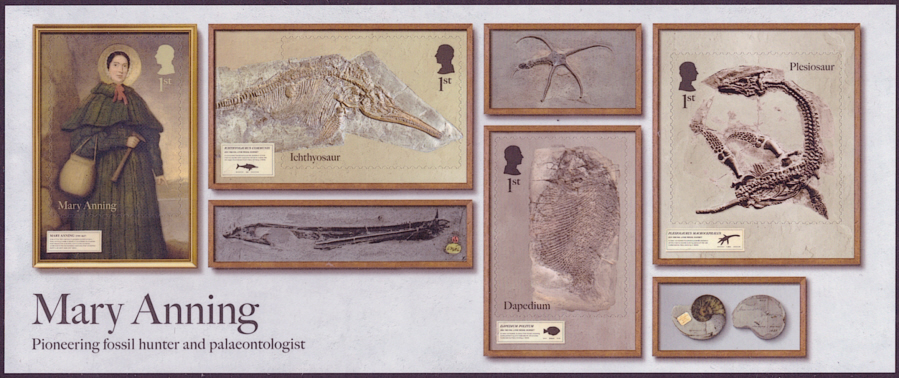 (image for) MS(TBC) 2024 Dinosaurs - Mary Anning non-barcoded miniature sheet